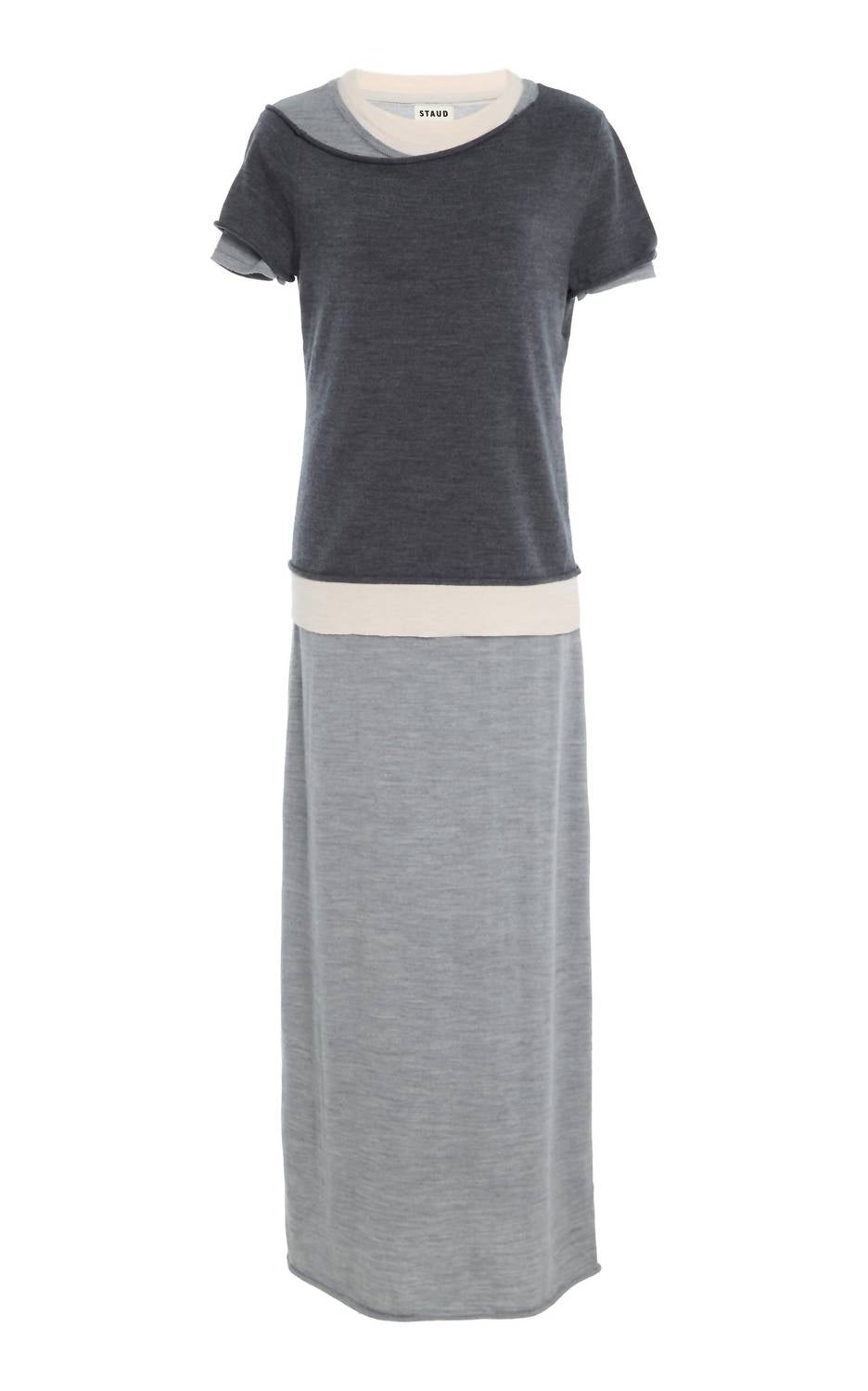 Staud - Lyric Merino Wool-nylon Maxi Dress