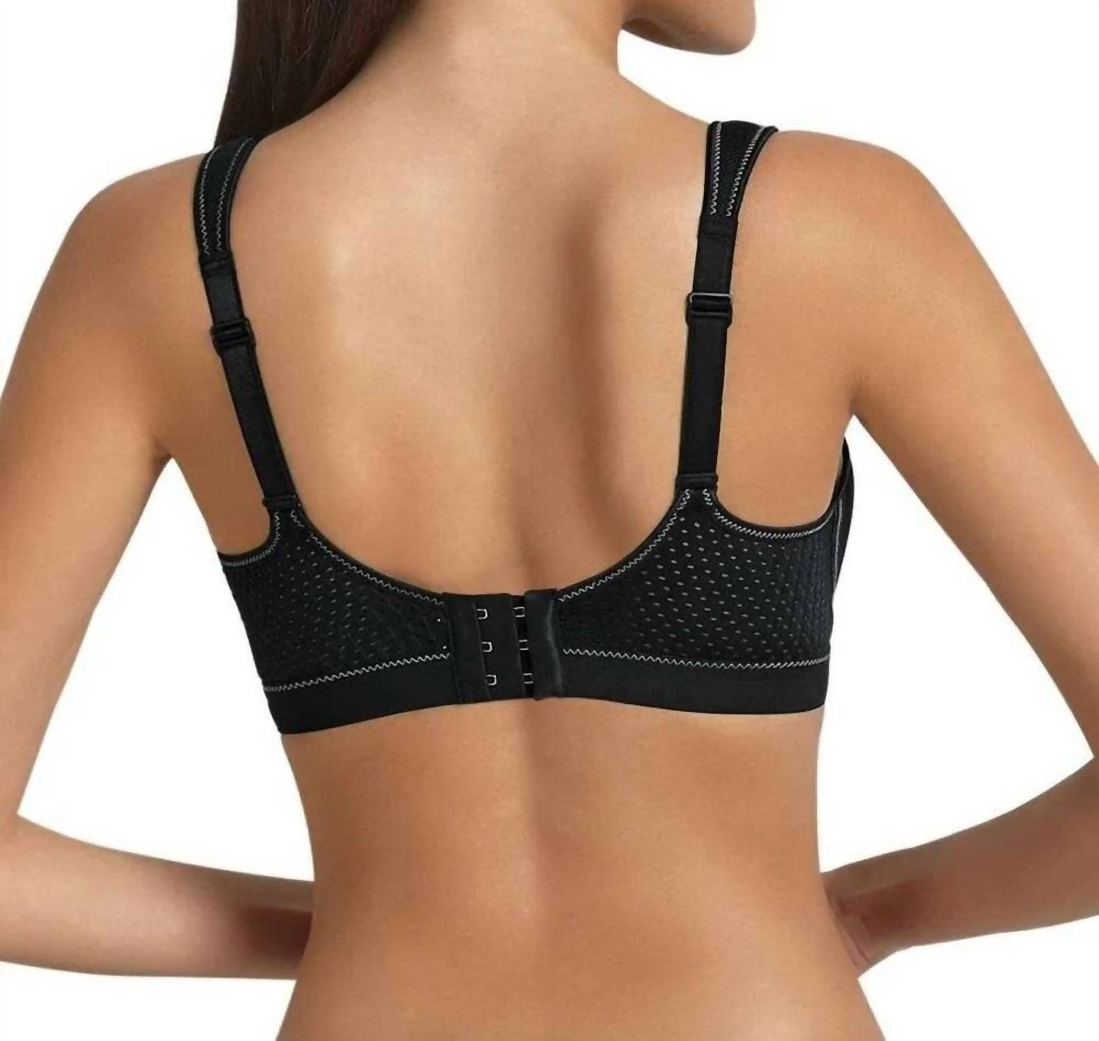 Anita Air Control Sports Bra in black - women's intimate - detail view