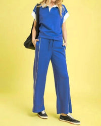 Umgee - Luxeknit Wide Leg Lounge Pants