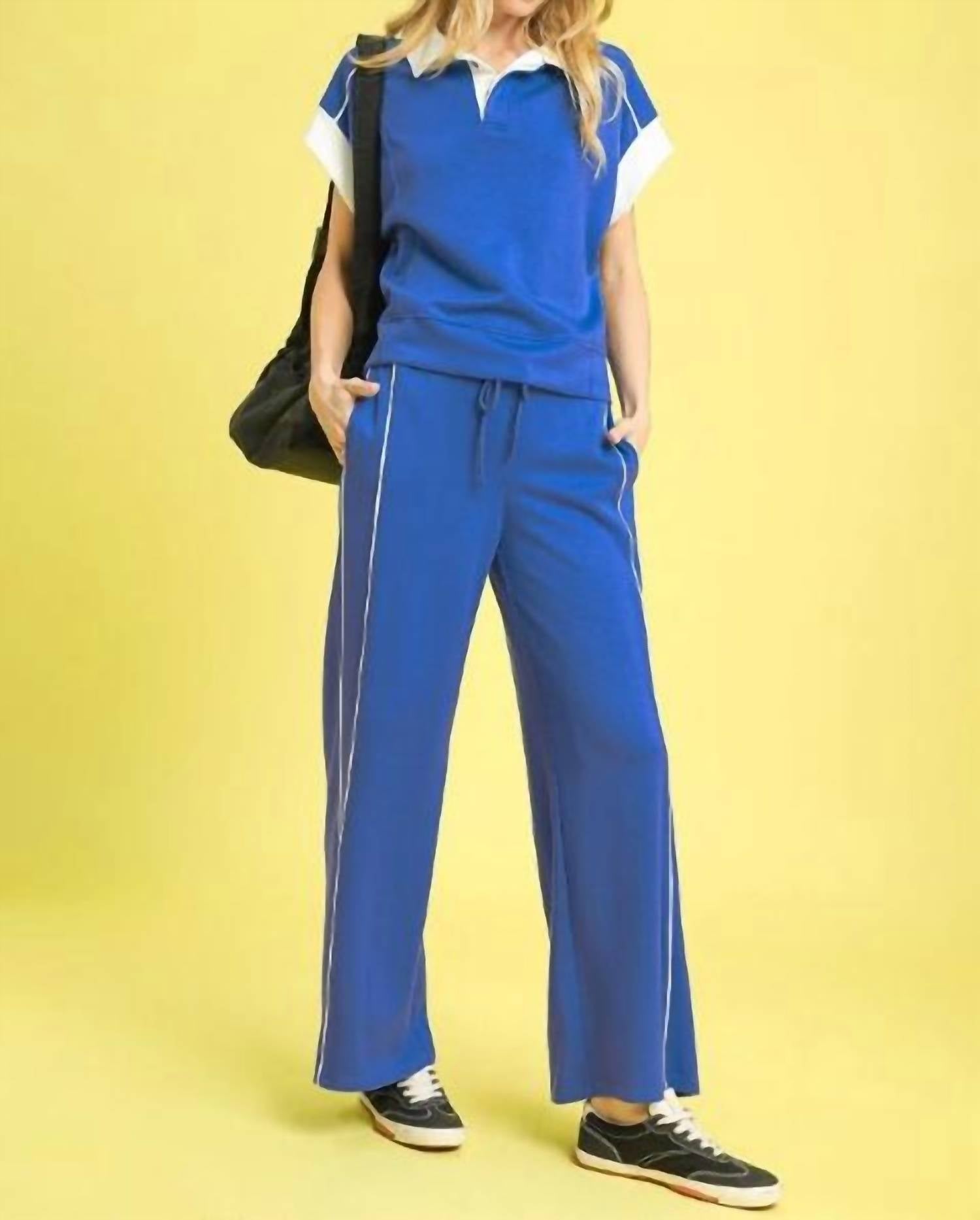 Umgee - Luxeknit Wide Leg Lounge Pants