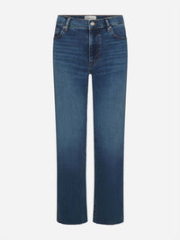 FRAME Mellow Stretch Denim Wide Leg Jeans in canal raw after - women's jeans - view 4