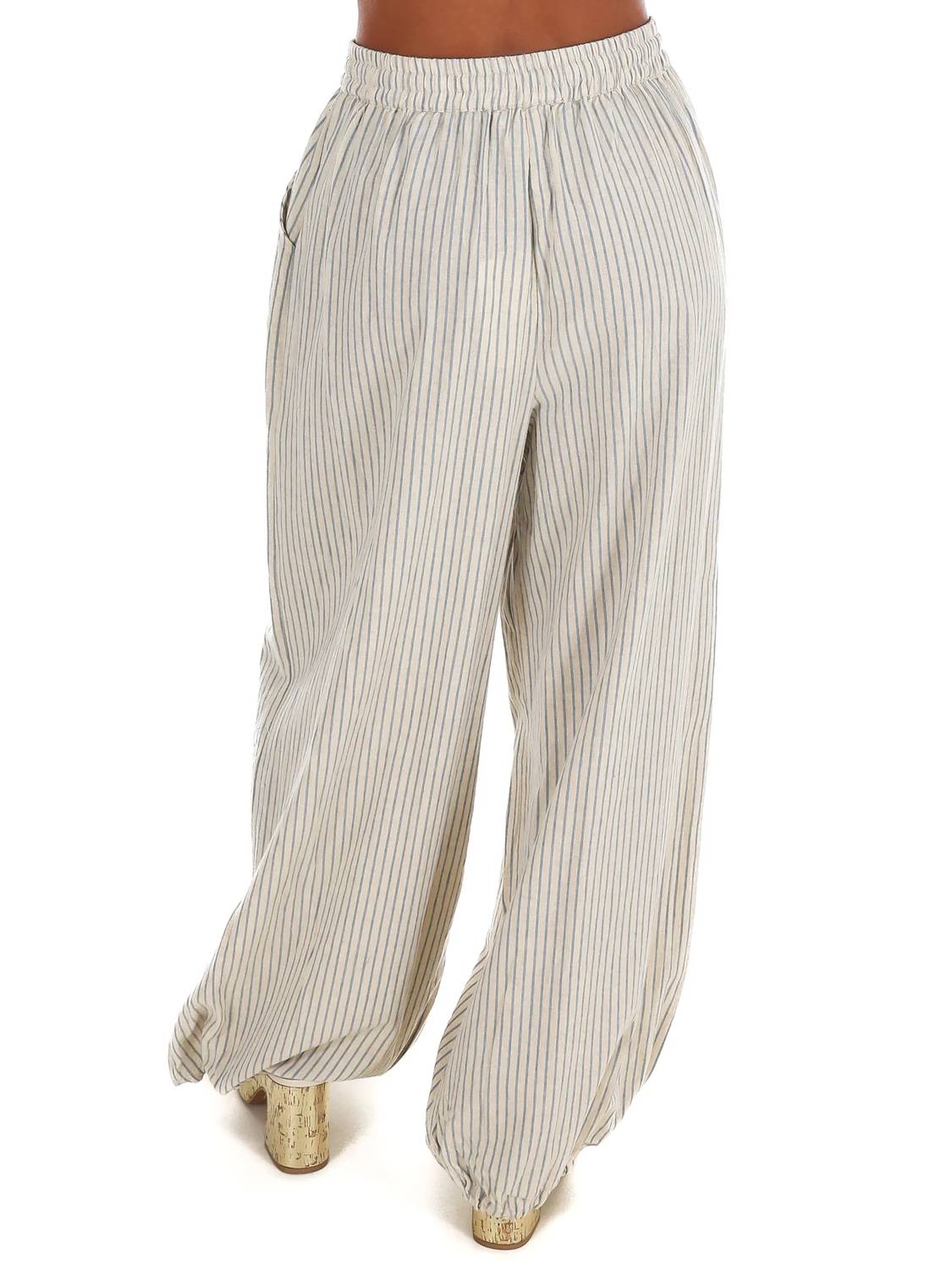 Klesis - Women's Nantucket Stripe Balloon Pants