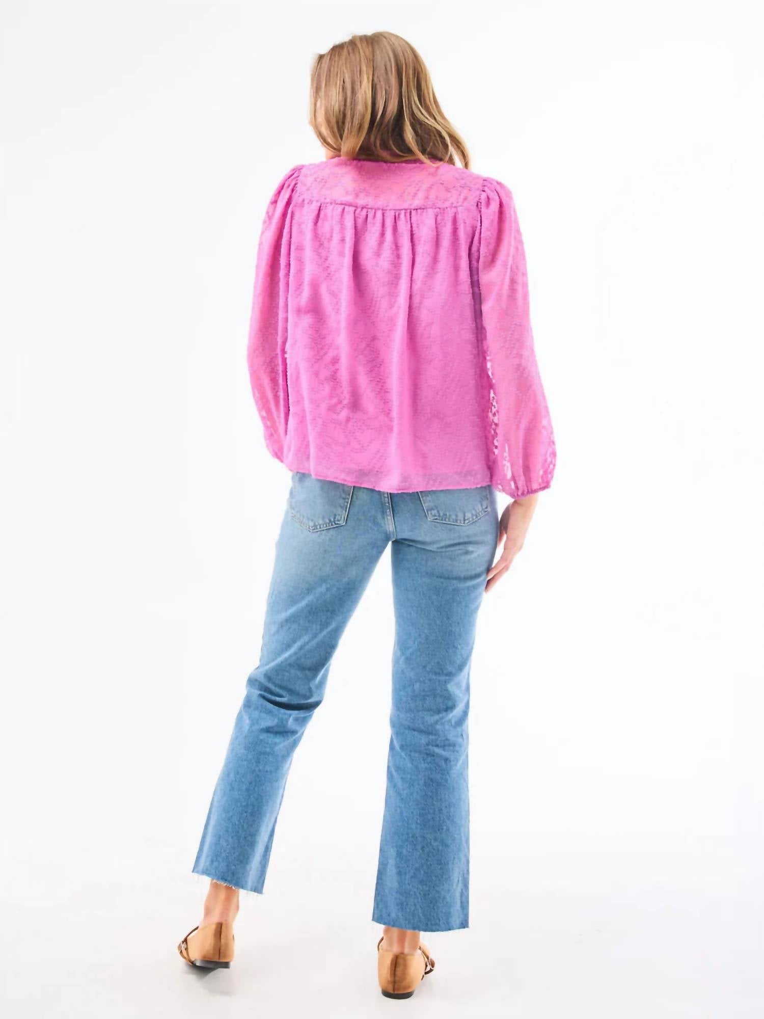 Mary Square - Brianna Button Loop Top