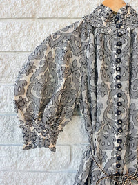 Zimmermann - Wylie Lantern Mini Dress