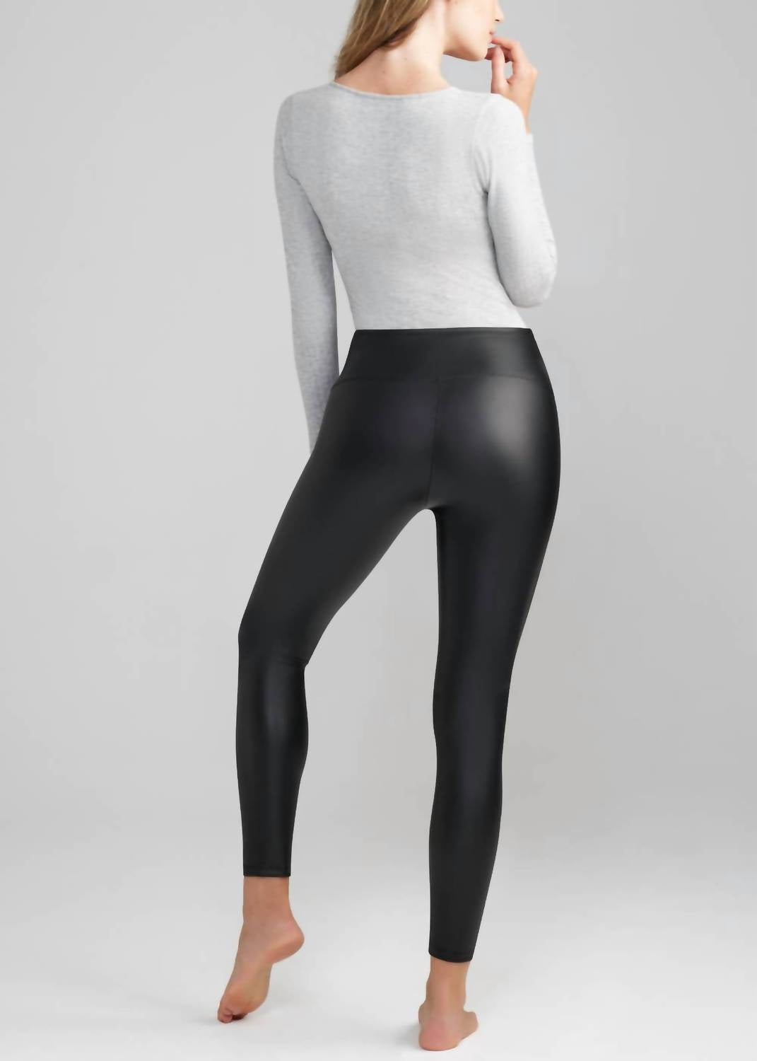 Yummie - Faux Leather Shaping Legging - Plus