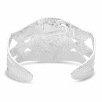 Montana Silversmiths - Women's Courage And Strength Feather Cut Off Bracelet