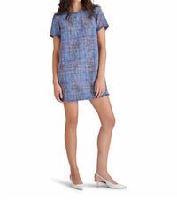 STEVE MADDEN Ria Dress in blue multi 2 - women's dress