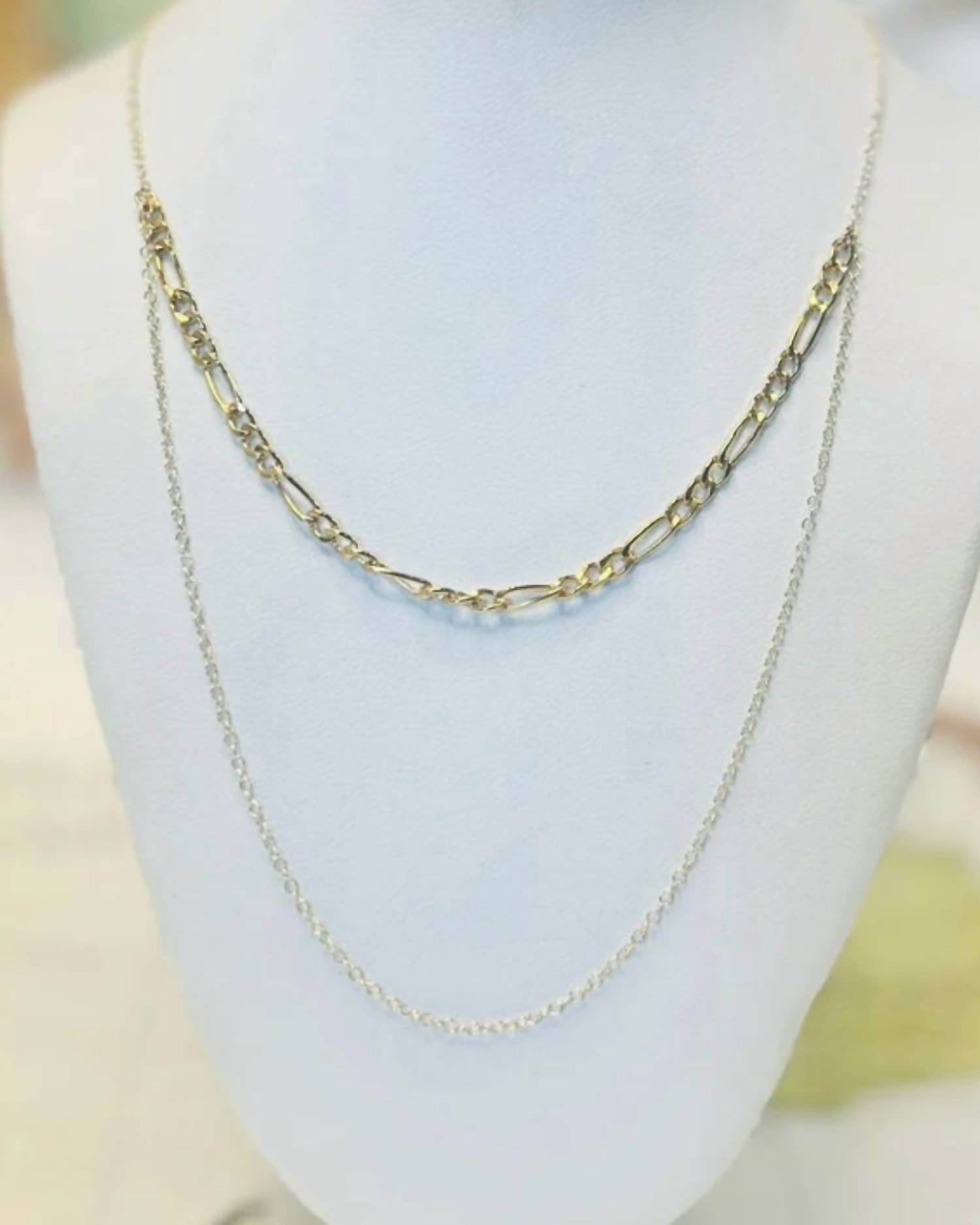 Able - Women's Figaro Chain Layered Necklace