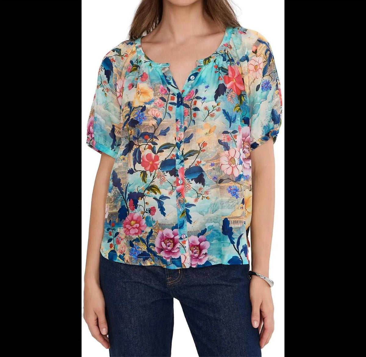 Johnny Was - Avah Print Button Down