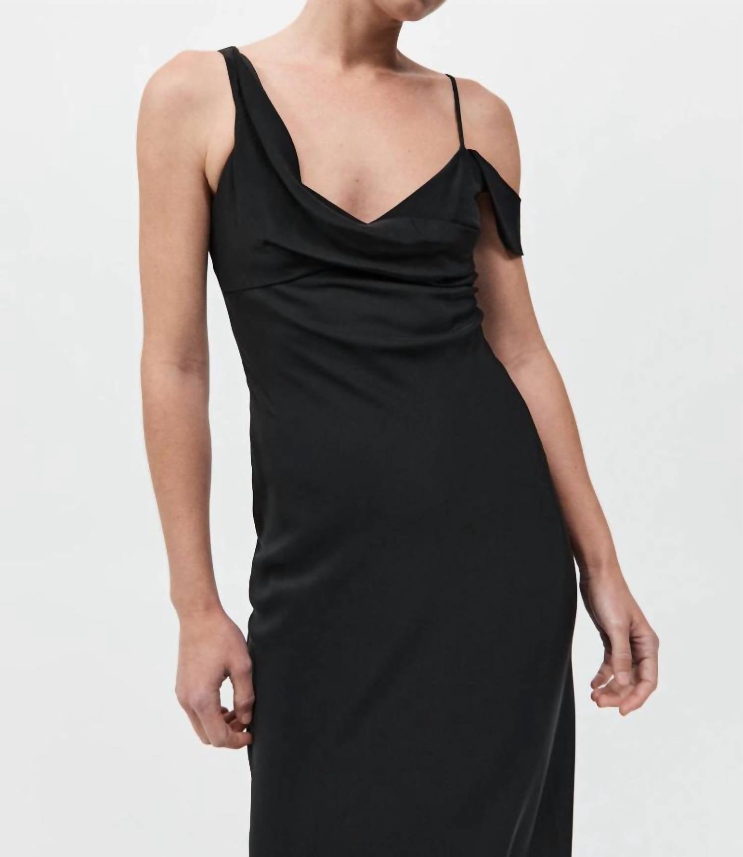 St. Agni - Silk Drape Dress
