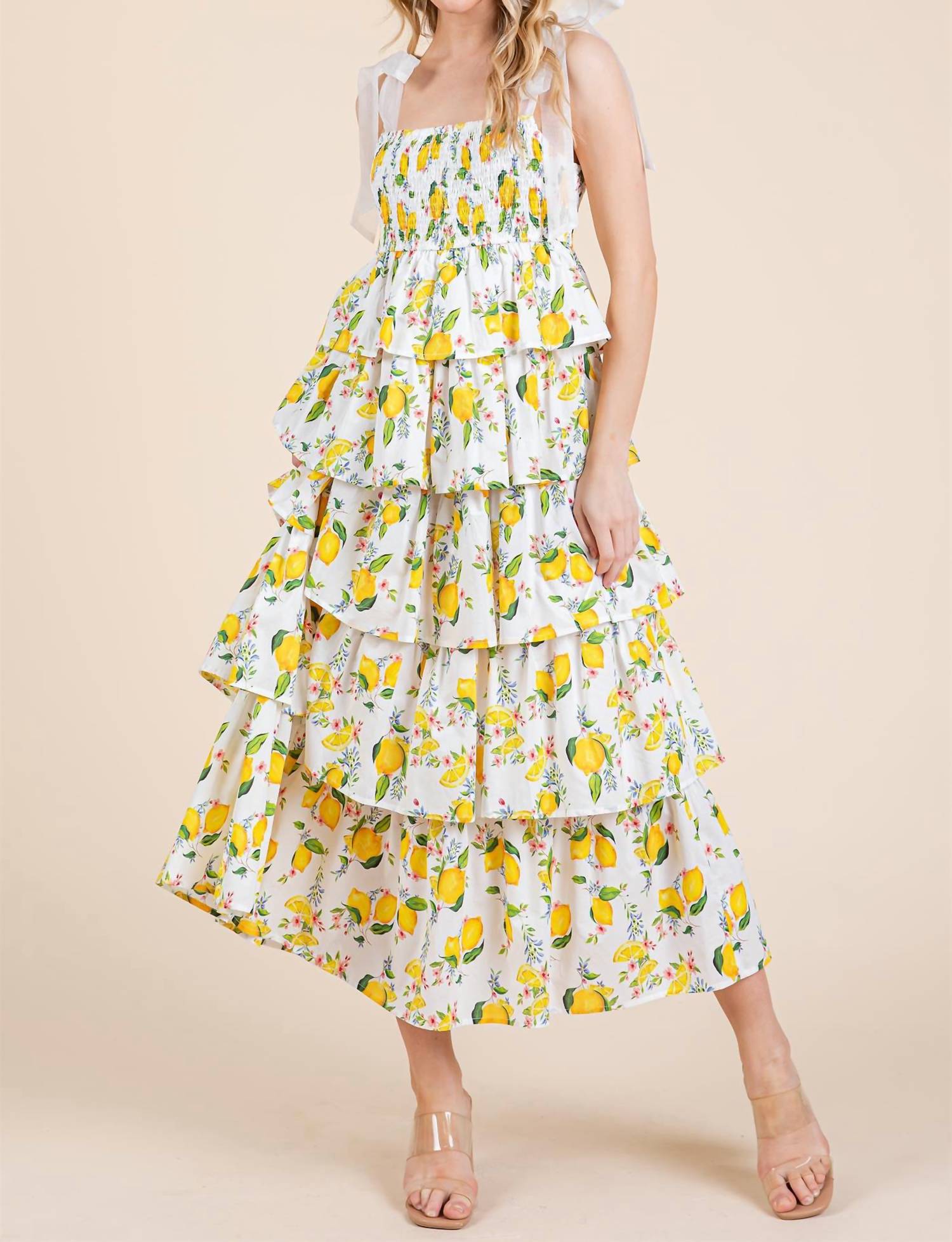 Geegee - Lemoncello Maxi Sundress