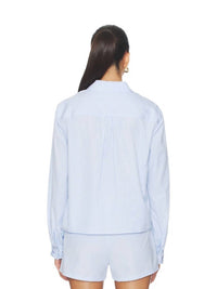 Frame - Striped Long Sleeve Pullover Top