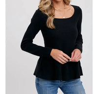Bluivy - Clare Peplum Knit Top