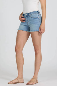 Dear John Denim - Gigi Mid-rise Raw Cut Hem Denim Shorts