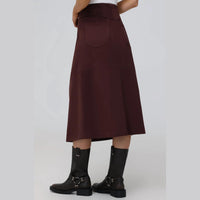 Frye - Faux Suede Midi Skirt