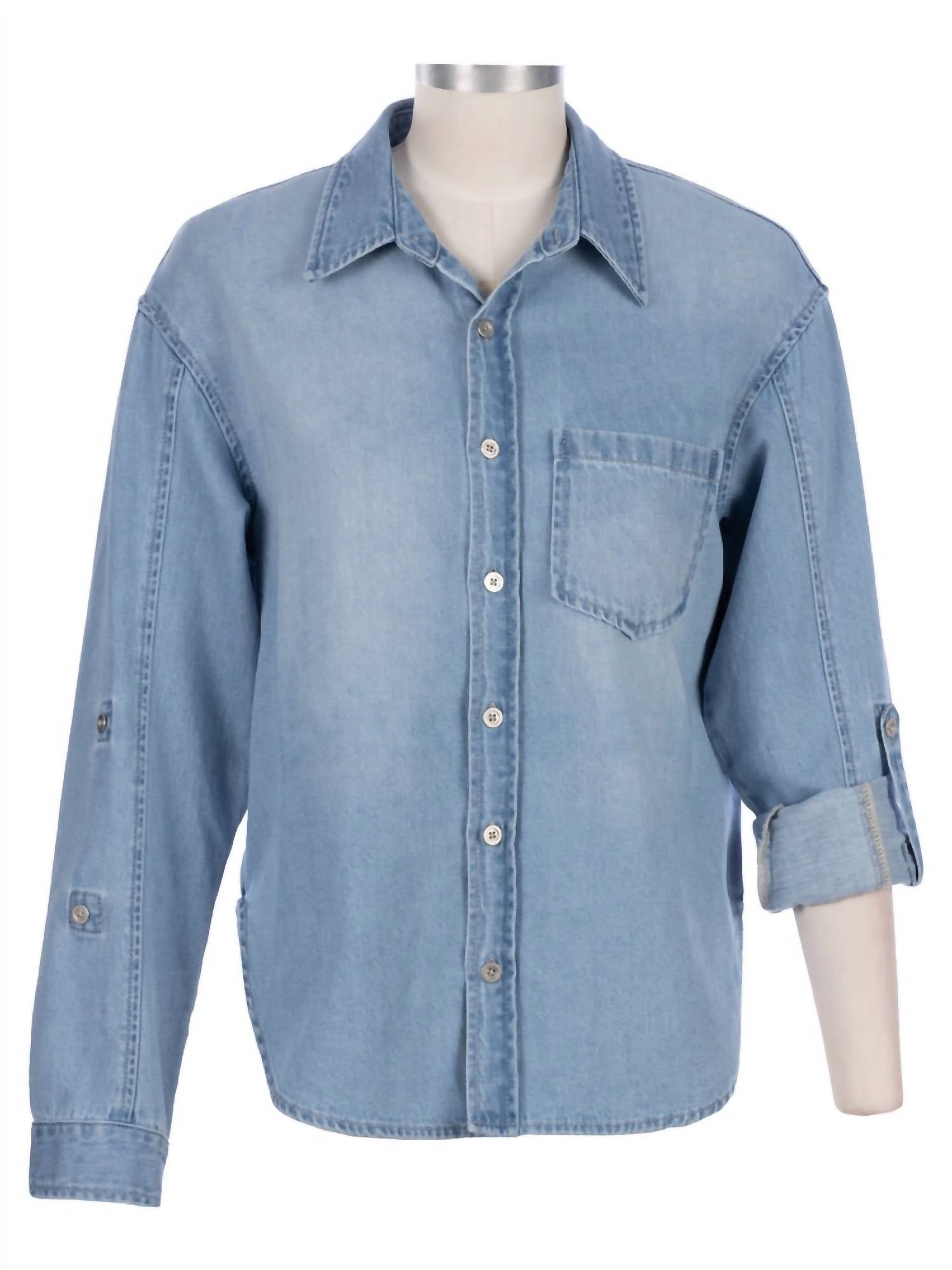 Kut From The Kloth - Leighton Button Down With Patch Shirt
