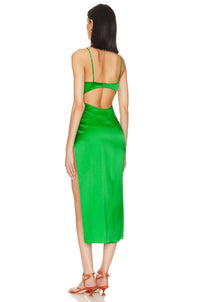 SER.O.YA Jamila Corset Dress in kelly green - women's dress - alternate view