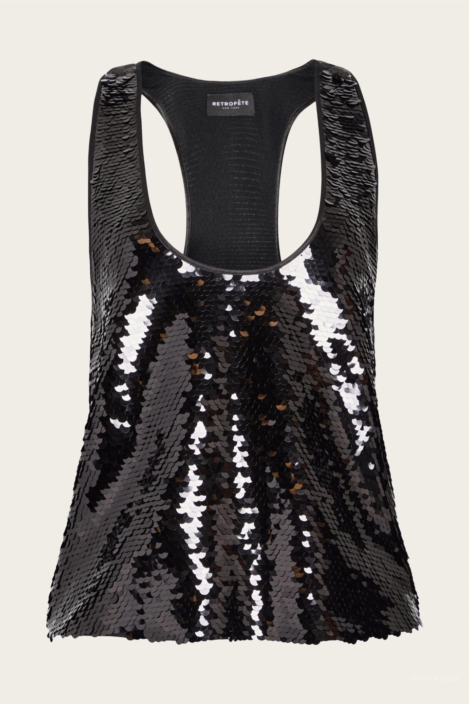 Retrofete - Mandy Sequin Top