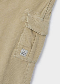 Mayoral - Boys Fine Cord Chino Cargo Pants