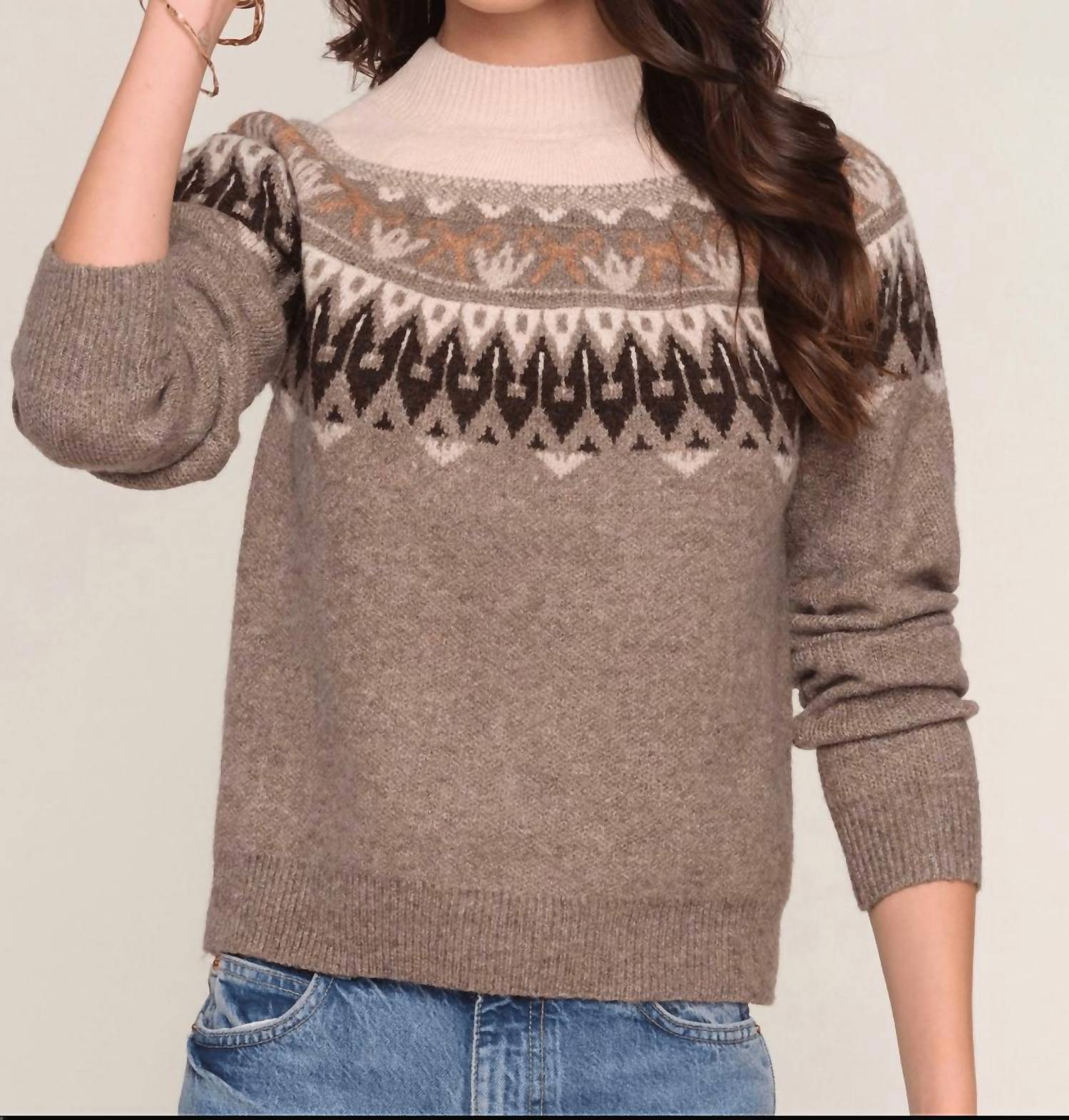 Heartloom - Wendy Mock Neck Sweater