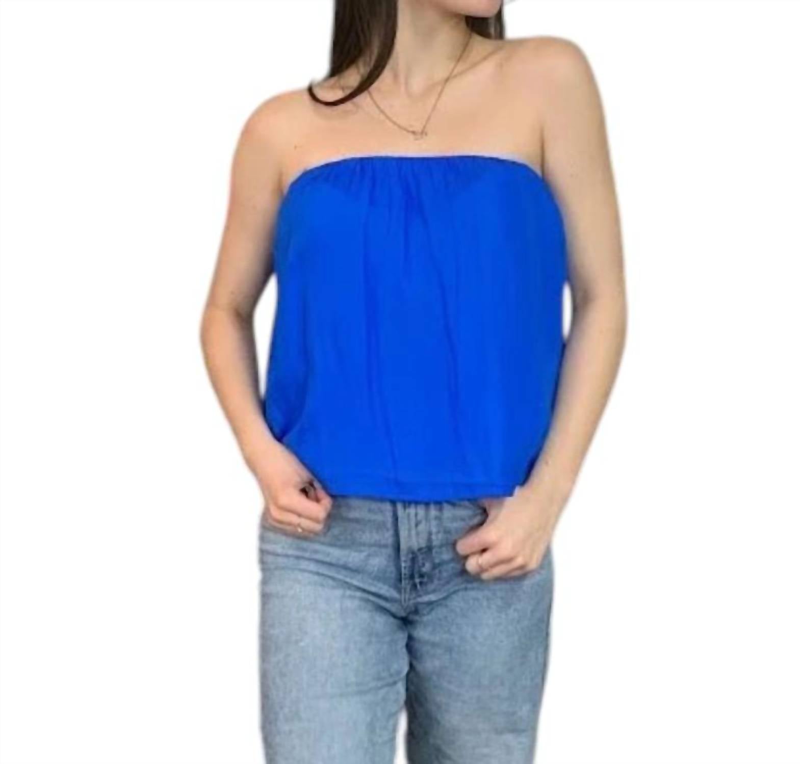 Vine & Love - Gameday strapless top