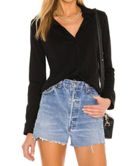 Bobi - Dee Classic Button Front Shirt