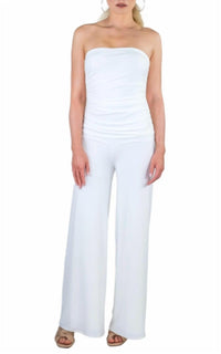 Eva Varro - Strapless Tux Jumpsuit