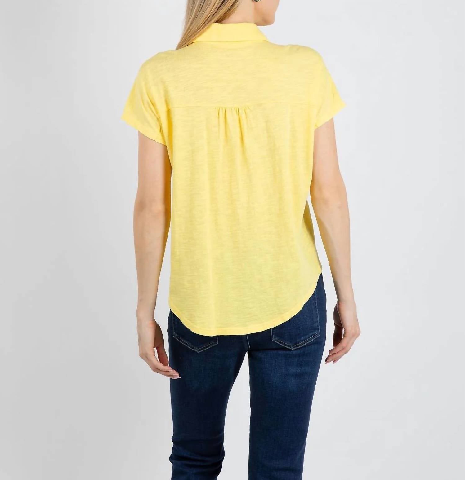 Elliott Lauren - Bella Button Front Tee
