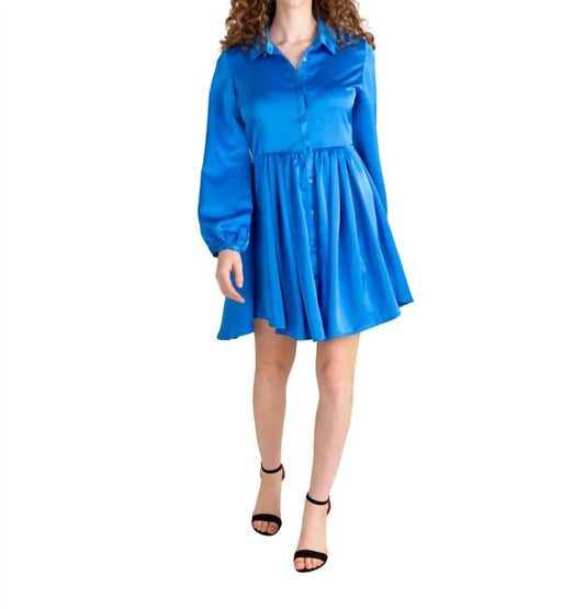 S'Edge - Long Sleeve Button Dress