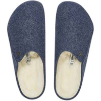 BIRKENSTOCK Unisex Zermatt Slip-on Shoes in navy - men's loafer - detail view