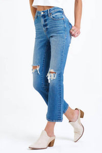 Dear John Denim - Jenna High Rise Cropped Flare Jeans