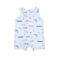 Angel Dear - Kids Fishing Bamboo Sleeveless Shortie Romper