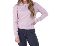 Storm Creek Shoreliner Quarter Zip Top in mauve - women's sweater