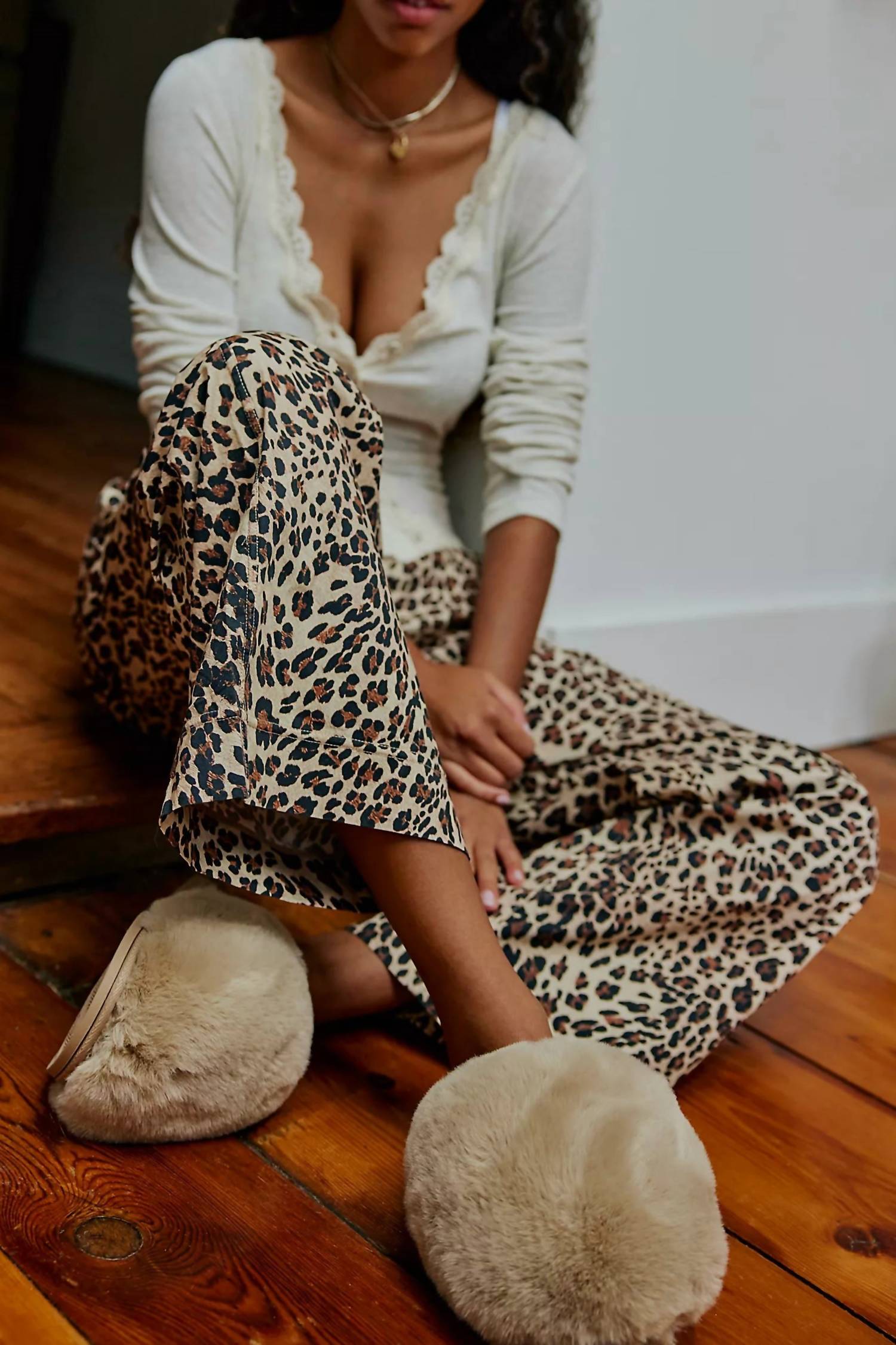 Free People - Women's Snowball Faux Fur Slipper