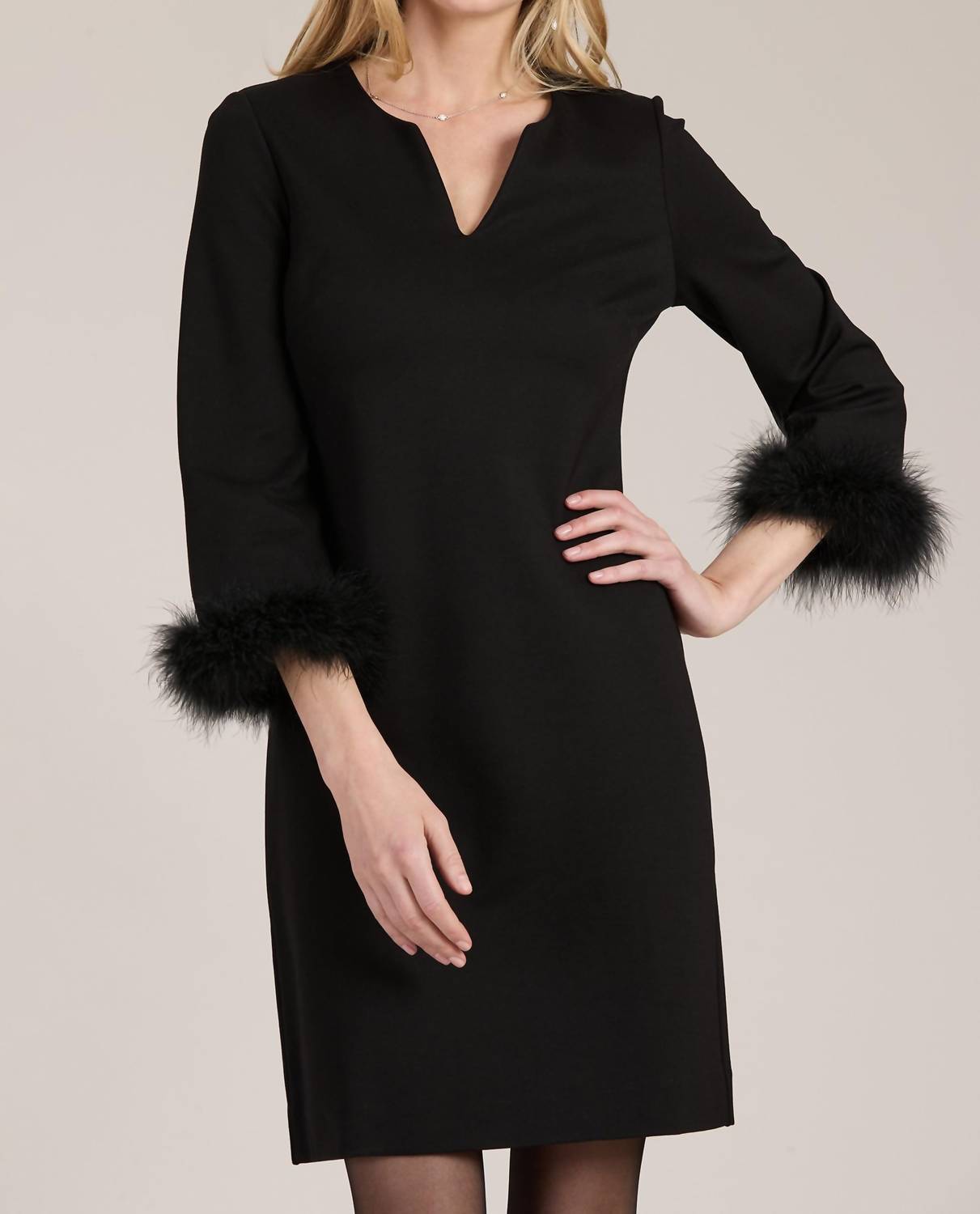 Tyler Boe - Chelsie Ponte Feather Dress