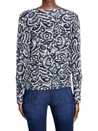 Nic + Zoe - Tossed Paisley Supersoft Sweater