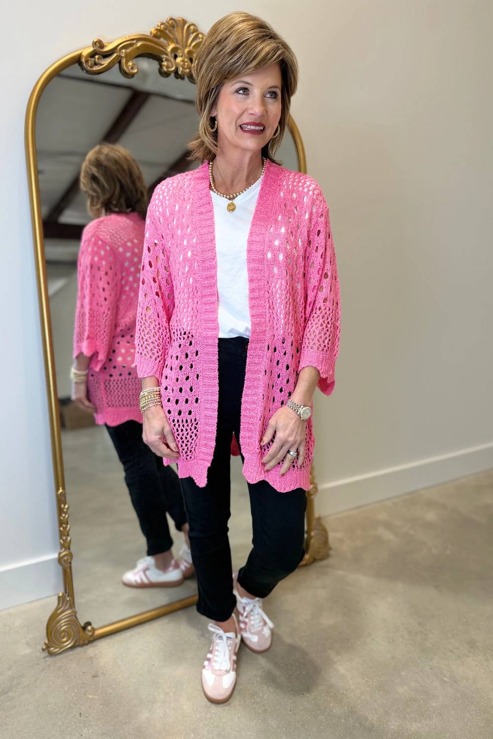 Mudpie - Jeanie Crochet Cardigan