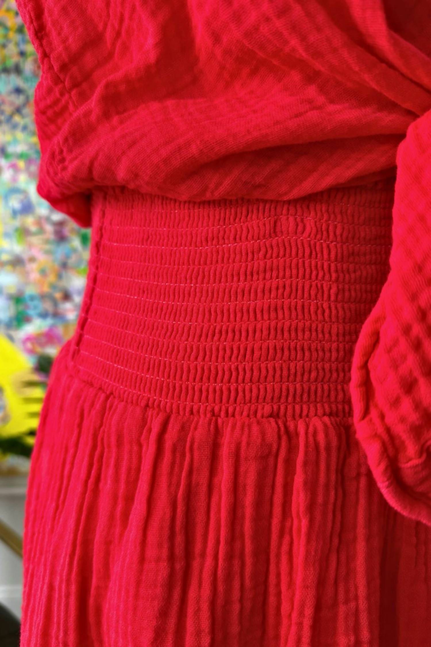 Michael Stars - Havana Smocked Gauze Skirt
