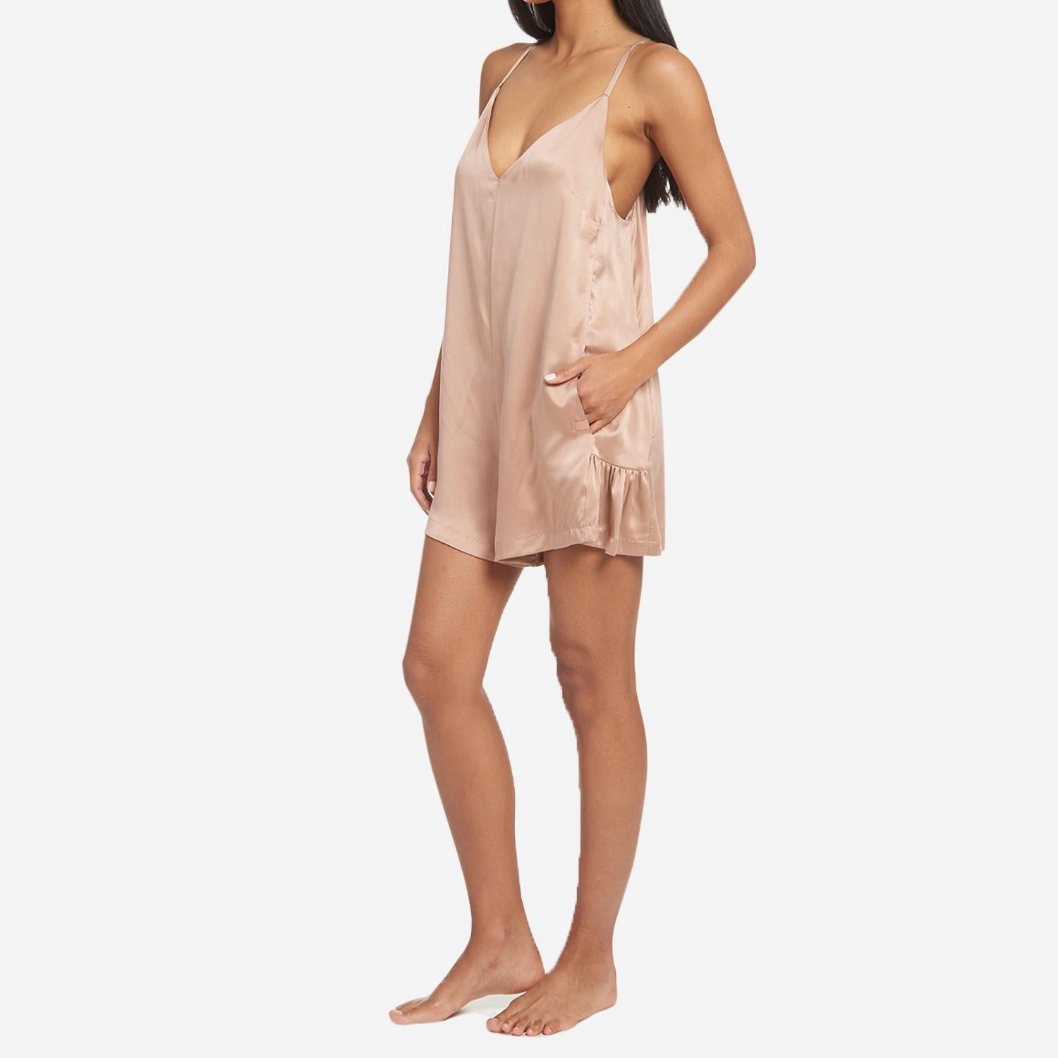 Lunya - Washable Silk V-neck Romper