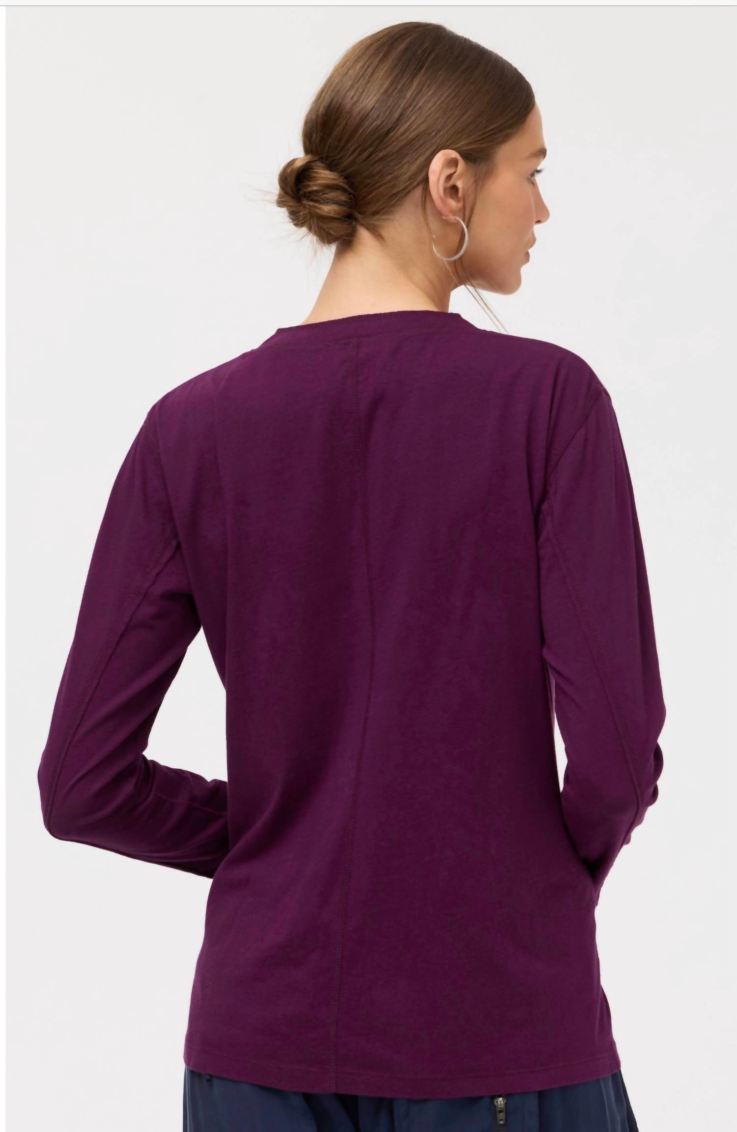 Johnny Was - Anaya raw seam henley Button Down