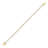 Diana M Jewels - Women's Pear Lab-Grown Diamond Jewelry Bracelet (21.00 Ct) - Signature