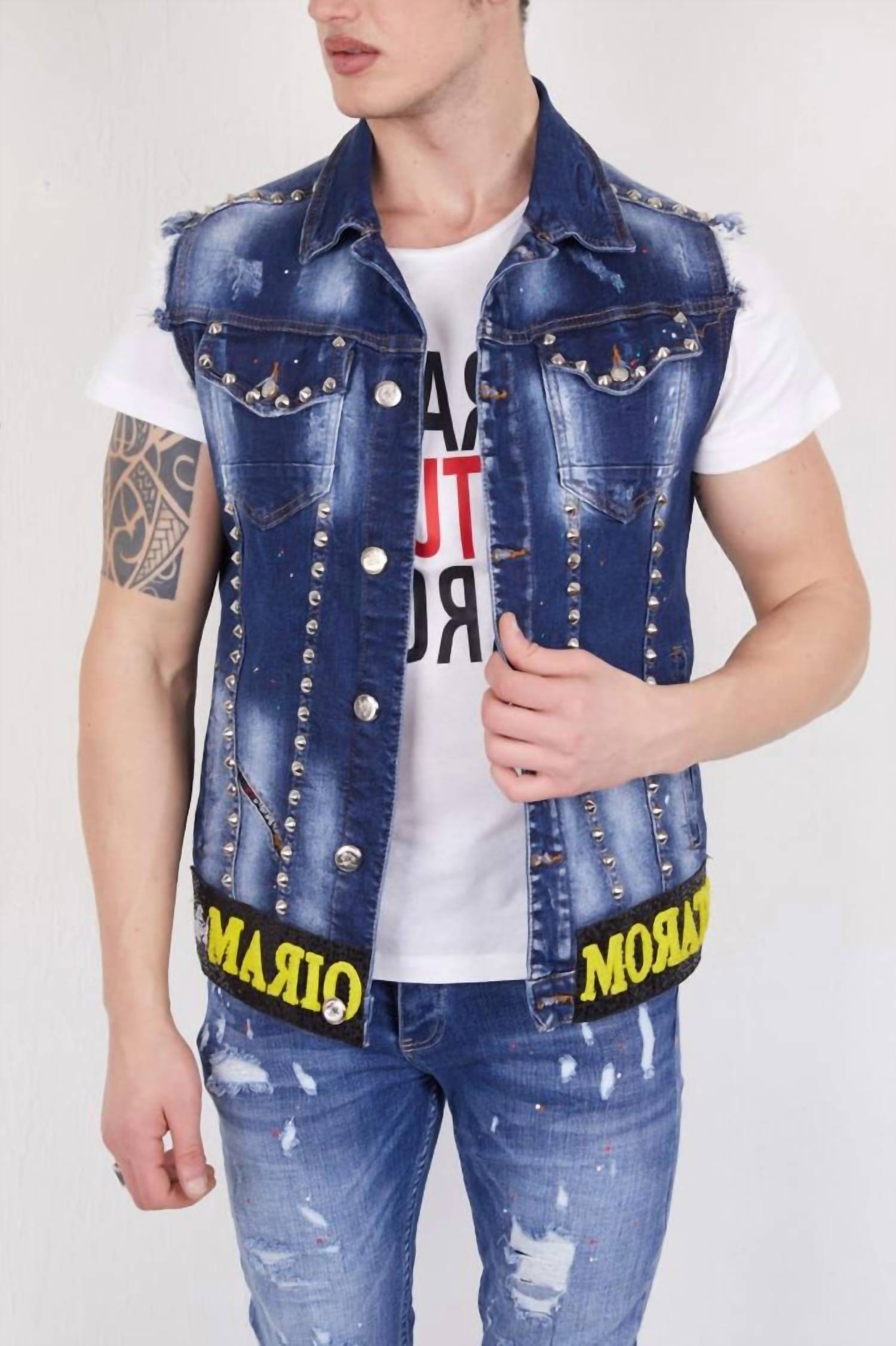 United Garments - Men's Jean Vest