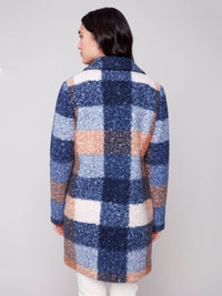 Charlie B - Plaid Bouclé Long Sleeves Jacket