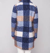 Charlie B - Plaid Bouclé Long Sleeves Jacket