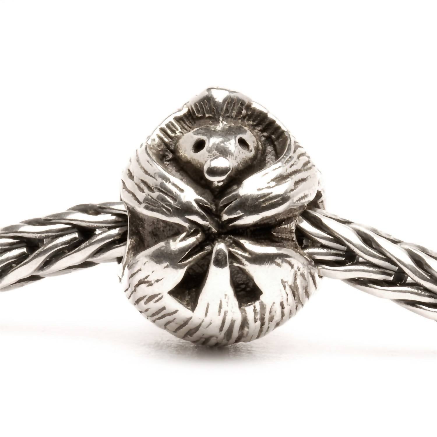 Trollbeads Women's Porcupine Bead Charm in silver - women's accessory - detail view