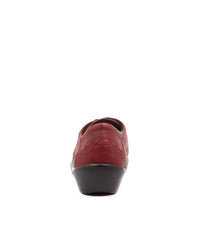 Ziera Women's Allsorts Shoe - Wide in rouge trooper oiled leather - women's sneaker - alternate view