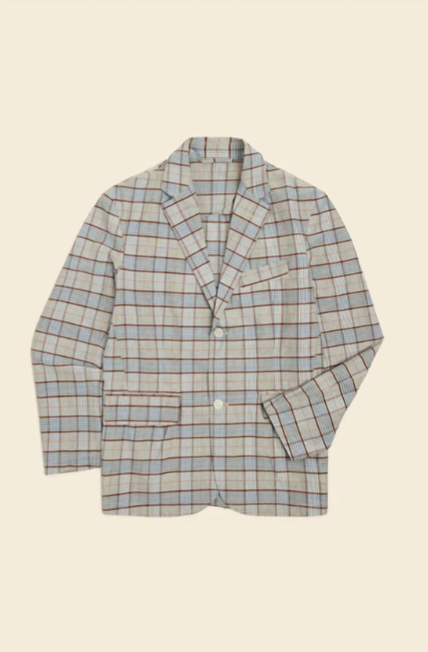 Original Madras Trading Company - Men's Two Button Summer Jacket
