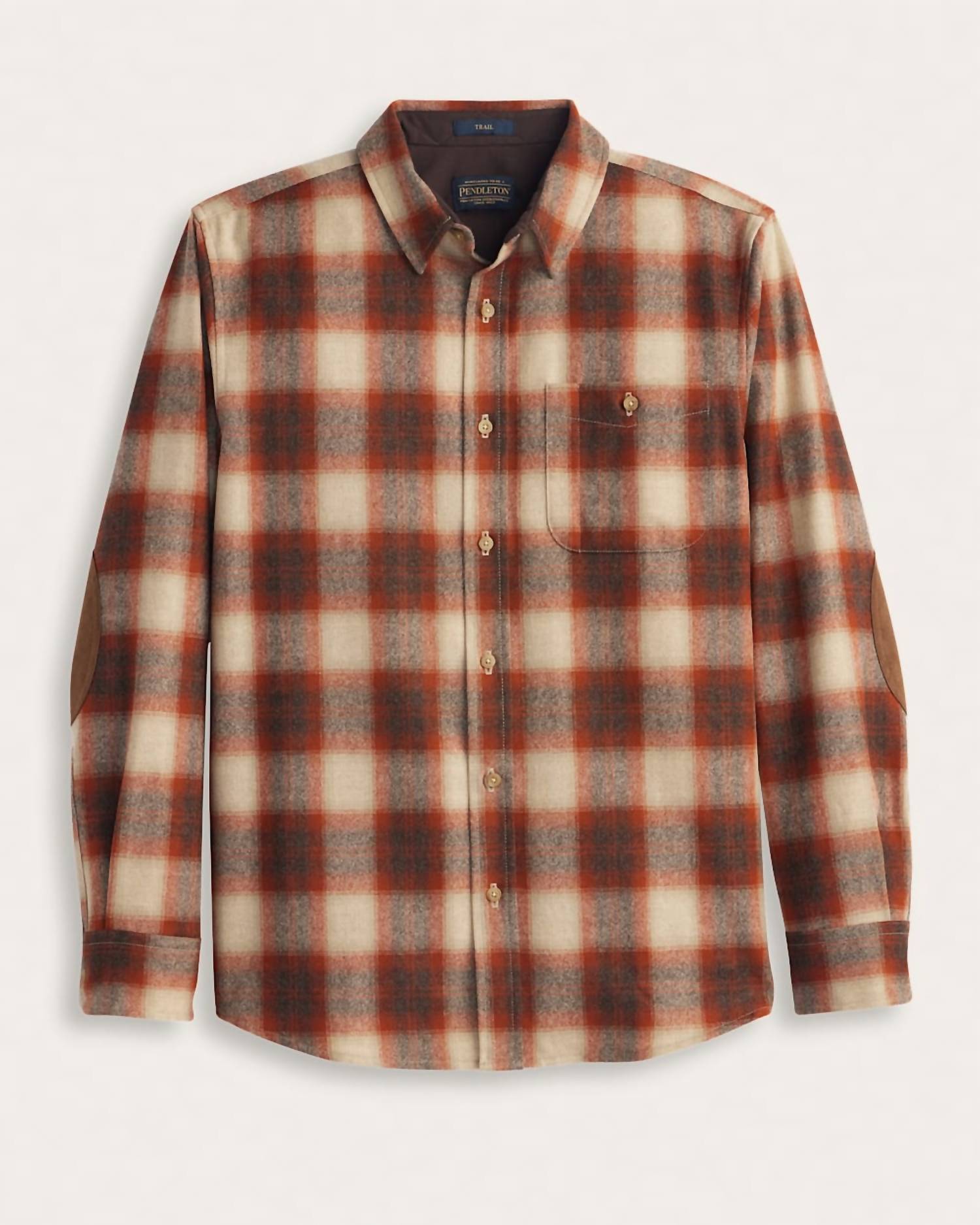 Pendleton - Men's Plaid Elbow-patch Trail Shirt