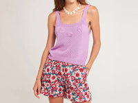 Antik Batik - Blossom Cotton Voile Quilted Shorts