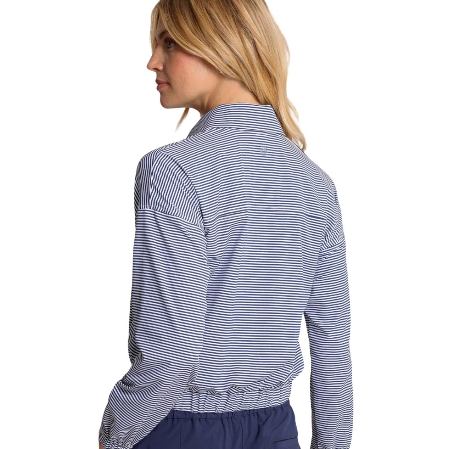 Southern Tide - Kira Half Zip Stripe Pullover